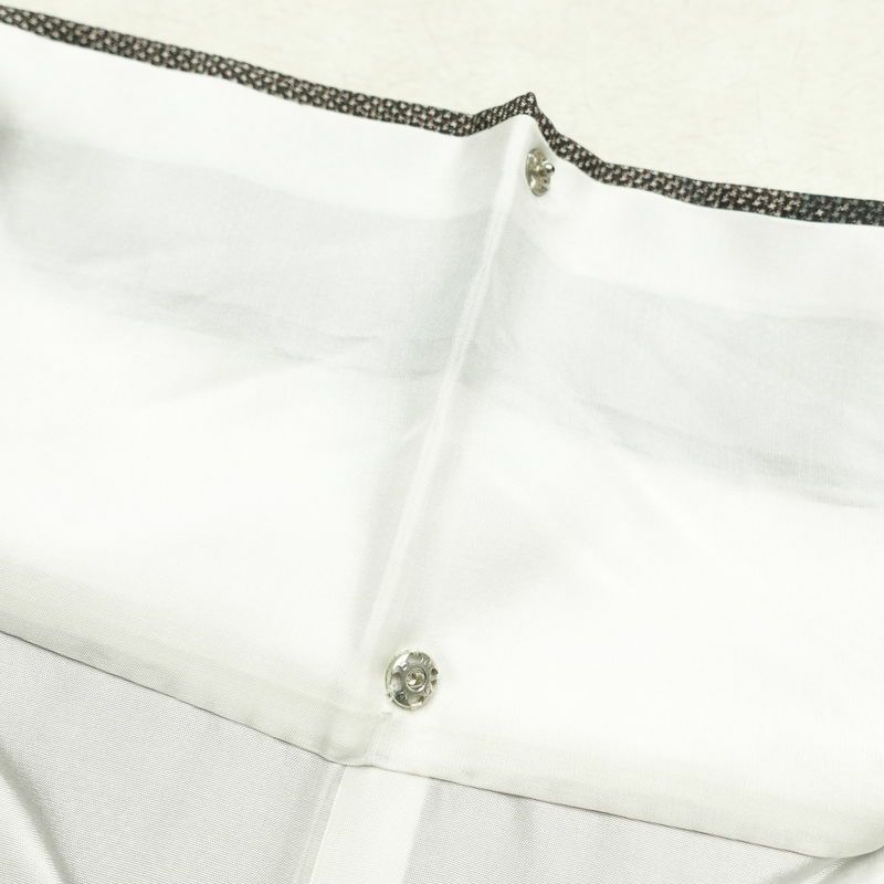 紬 正絹 花柄 袷仕立て 身丈160cm 裄丈63cm 紬着物 つむぎ 茶_画像20