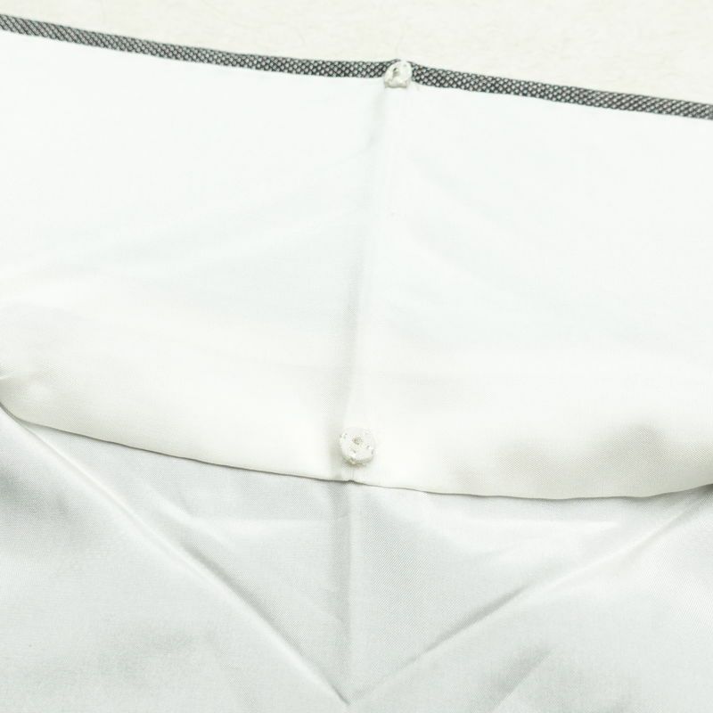 紬 良品 正絹 風景柄 袷仕立て 身丈156.5cm 裄丈63.5cm 紬着物 グレー_画像18