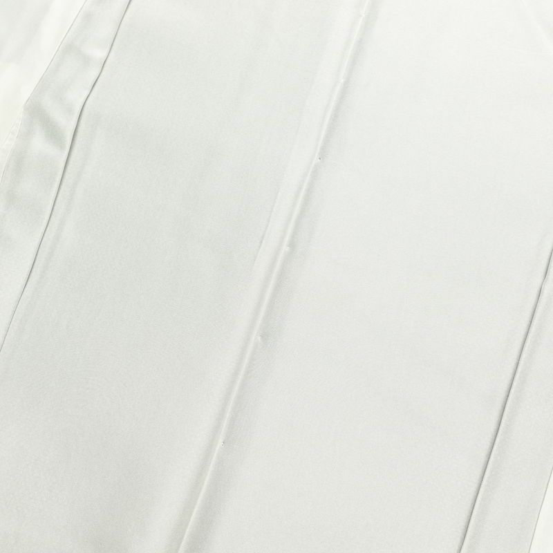 紬 良品 正絹 幾何学柄・抽象柄 袷仕立て 身丈157.5cm 裄丈64.5cm 紬着物 茶_画像17