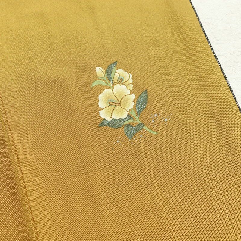 紬 良品 正絹 古典柄 袷仕立て 身丈156.5cm 裄丈63cm 紬着物 茶_画像20