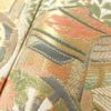 色留袖 良品 王宮紫苑圖 一つ紋付き ちりめん 正絹 古典柄 袷仕立て 身丈167.5cm 裄丈68.5cm 金糸 着物 御所車 緑・うぐいす色_画像8