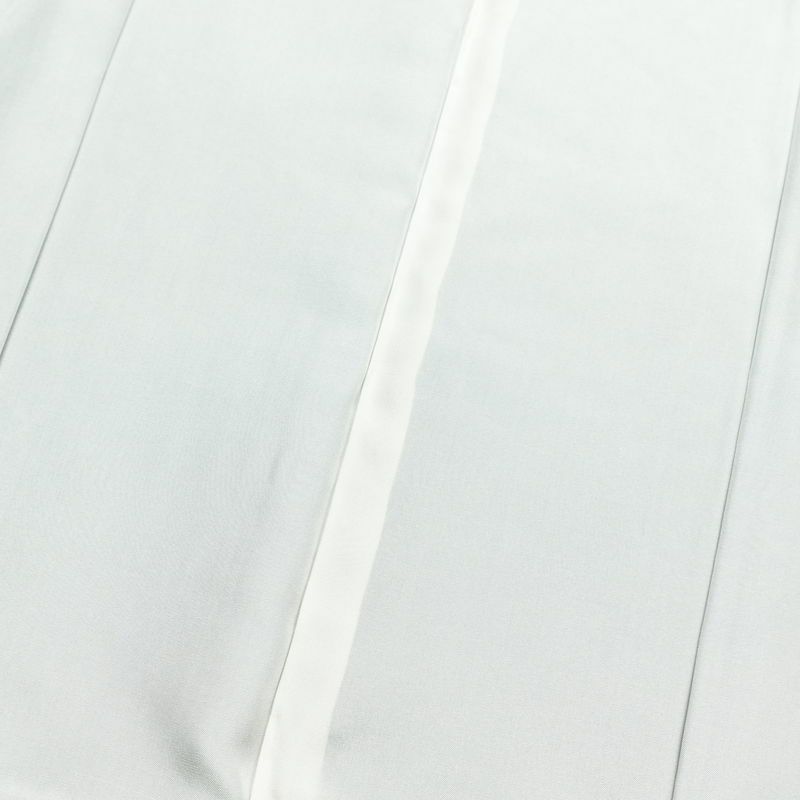 大島紬 美品 証紙あり しつけ糸付き 正絹 風景柄 袷仕立て 身丈160cm 裄丈65cm 緑・うぐいす色_画像16