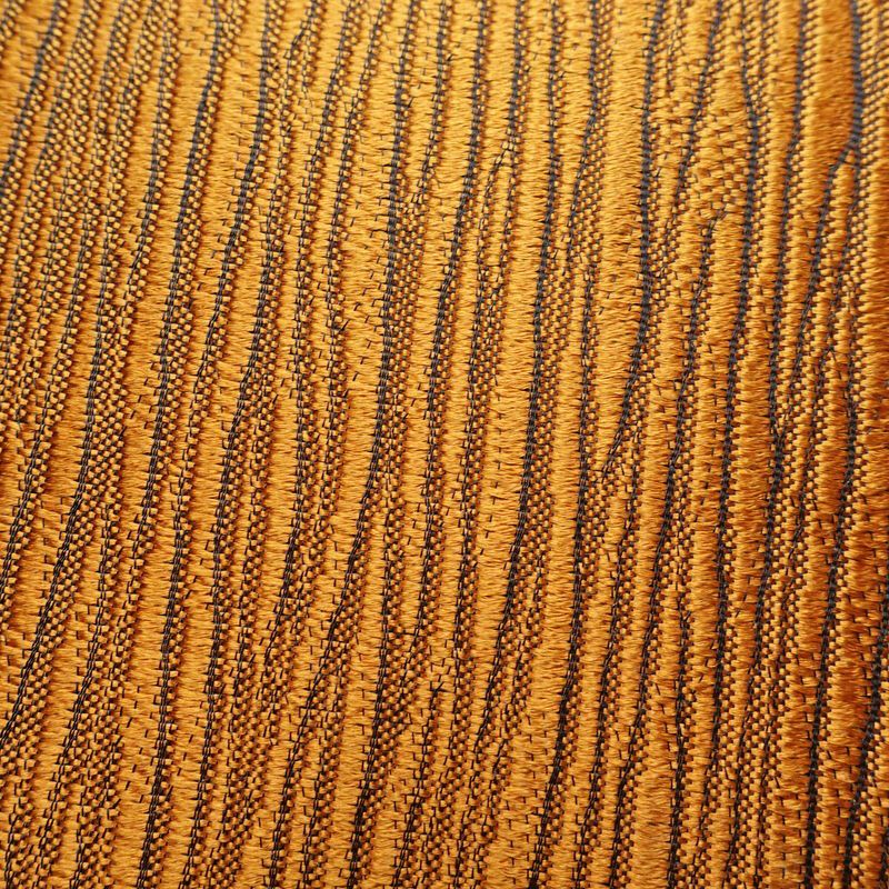 袋帯 全通柄 良品 一般用 正絹 その他の柄 橙_画像4