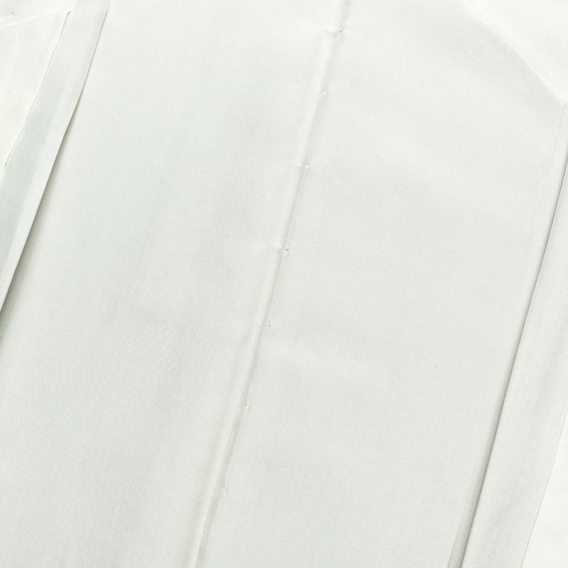 訪問着 美品 青銅箔極美 花旅人 しつけ糸付き 綸子 正絹 木の葉・植物柄 袷仕立て 身丈157cm 裄丈63cm 箔 刺繍 金彩 茶_画像18