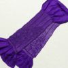 帯揚げ 絞り 正絹 花柄 紫・藤色_画像3
