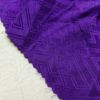 帯揚げ 絞り 正絹 花柄 紫・藤色_画像6