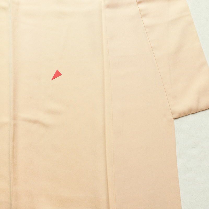 訪問着 正絹 古典柄 袷仕立て 身丈162.5cm 裄丈65cm 共八掛 着物 金彩 橙_画像11