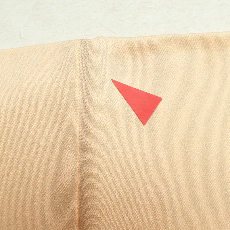 訪問着 正絹 古典柄 袷仕立て 身丈162.5cm 裄丈65cm 共八掛 着物 金彩 橙_画像14