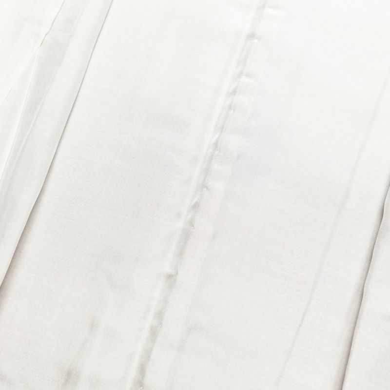 小紋 良品 紬地 正絹 麻の葉柄 袷仕立て 身丈157cm 裄丈63cm 紬生地 小紋着物 紫・藤色_画像18