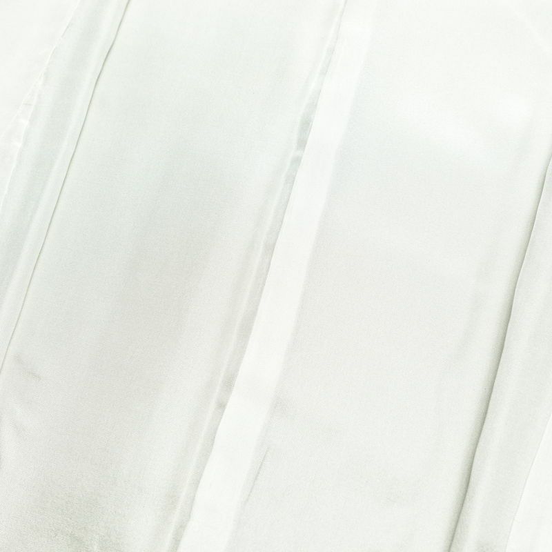 訪問着 しつけ糸付き 正絹 袷仕立て 身丈158cm 裄丈63cm 刺繍 着物 金彩 木の葉・植物柄 緑・うぐいす色_画像18