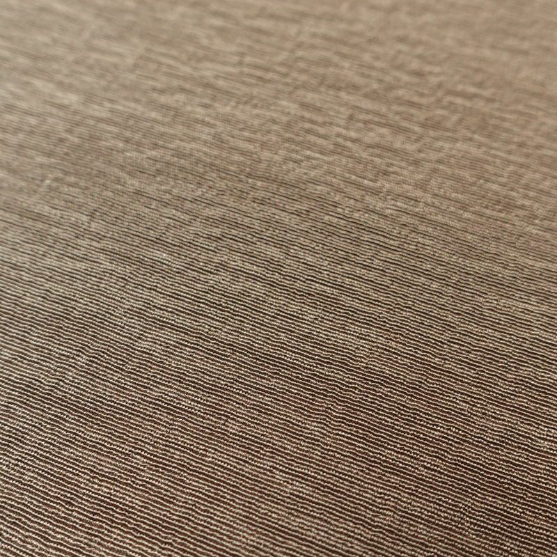 付け下げ 美品 友禅 岡山武子 落款入り 伝統工芸士 しつけ糸付き 縮緬 正絹 浜ちりめん その他の柄 袷仕立て 身丈156cm 裄丈66.5cm 茶_画像6