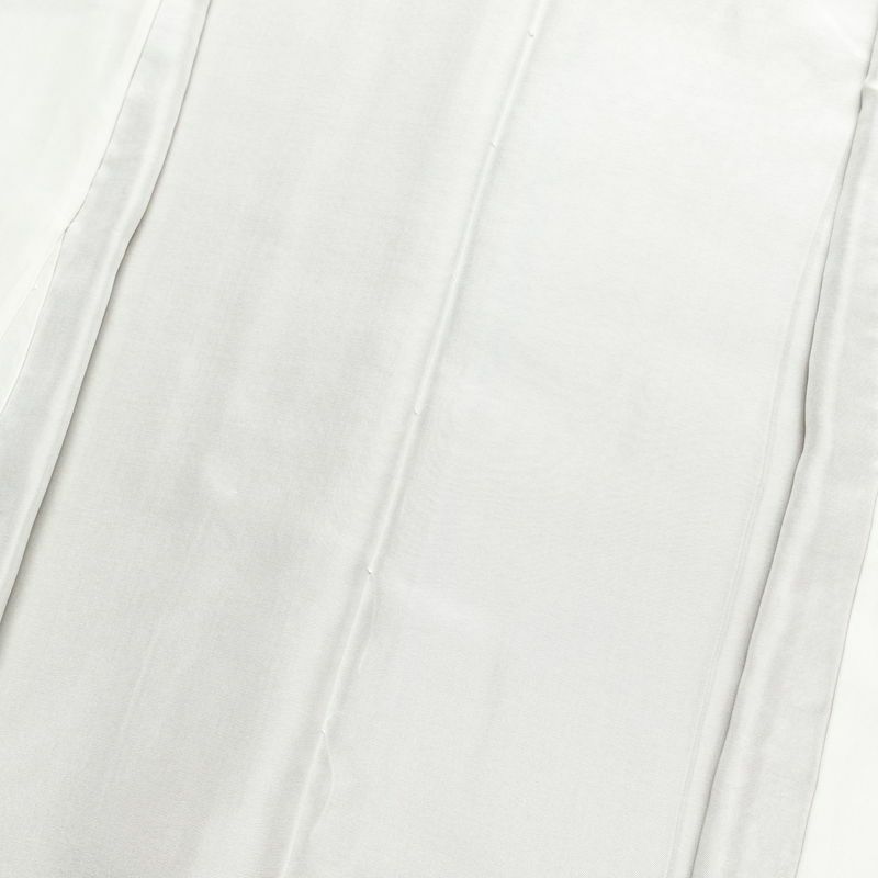 訪問着 縮緬 正絹 花柄 袷仕立て 身丈162.5cm 裄丈65.5cm 着物 ますいわ屋 箔 茶_画像18