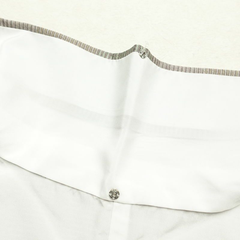 小紋 良品 正絹 縞柄・線柄 袷仕立て 身丈164cm 裄丈67.5cm 小紋着物 緑・うぐいす色_画像17