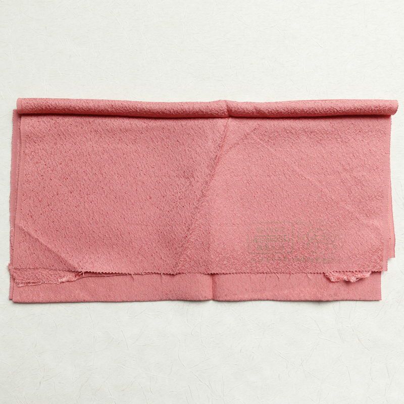 色無地 良品 丹後ちりめん しつけ糸付き 一つ紋付き 正絹 無地 袷仕立て 身丈163cm 裄丈66.5cm 着物 ピンク_画像20