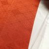 色無地 良品 一つ紋付き 正絹 古典柄 袷仕立て 身丈155cm 裄丈63cm 着物 橙_画像15