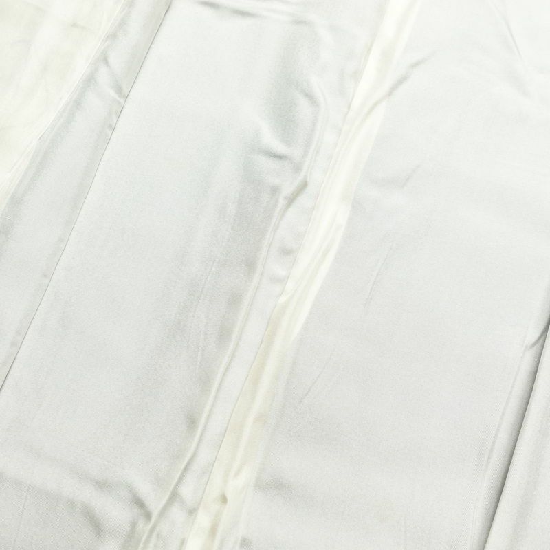 付け下げ しつけ糸付き 正絹 花柄 袷仕立て 身丈158.5cm 裄丈66cm 附下 着物 紫・藤色_画像17