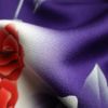 付け下げ しつけ糸付き 正絹 花柄 袷仕立て 身丈158.5cm 裄丈66cm 附下 着物 紫・藤色_画像21