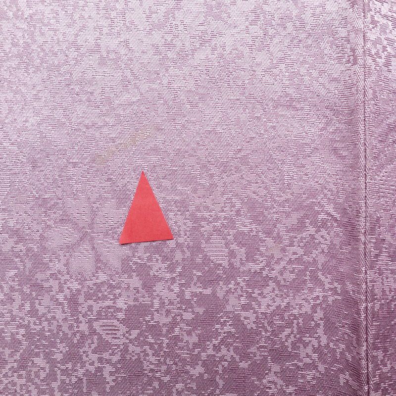 振袖 正絹 花柄 袷仕立て 身丈170.5cm 裄丈70.5cm 箔 金糸 桜 着物 成人式 二十歳の集い 紫・藤色_画像12