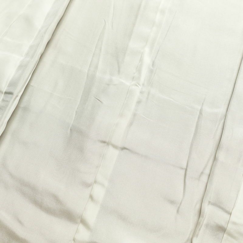 色無地 一つ紋付き 正絹 木の葉・植物柄 袷仕立て 身丈161.5cm 裄丈64cm 着物 黄・黄土色_画像19