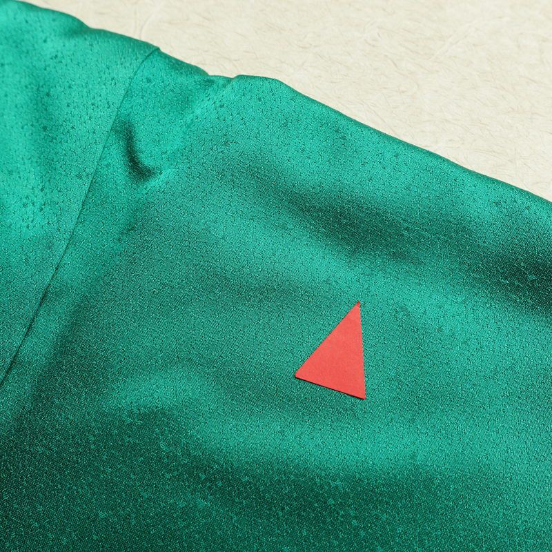 振袖 しつけ糸付き 正絹 花柄 袷仕立て 身丈175cm 裄丈70cm 箔 成人式 二十歳の集い 着物 緑・うぐいす色_画像20