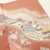 訪問着 絞り 正絹 古典柄 袷仕立て 身丈158cm 裄丈64.5cm 箔 金彩 ピンク_画像13