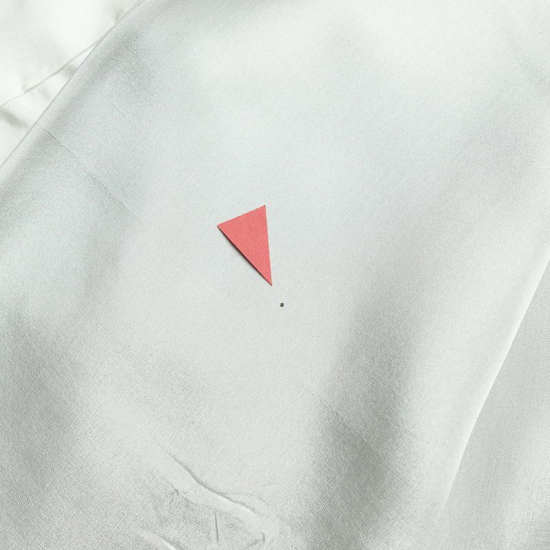 付け下げ 綸子 正絹 古典柄 袷仕立て 身丈164.5cm 裄丈68cm 着物 附下 金彩 緑・うぐいす色_画像19