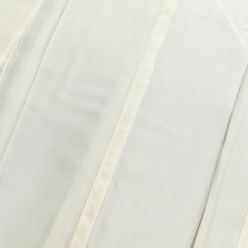 訪問着 良品 しつけ糸付き 縮緬 正絹 古典柄 袷仕立て 身丈159.5cm 裄丈65.5cm 着物 フォーマル 箔 緑・うぐいす色_画像18