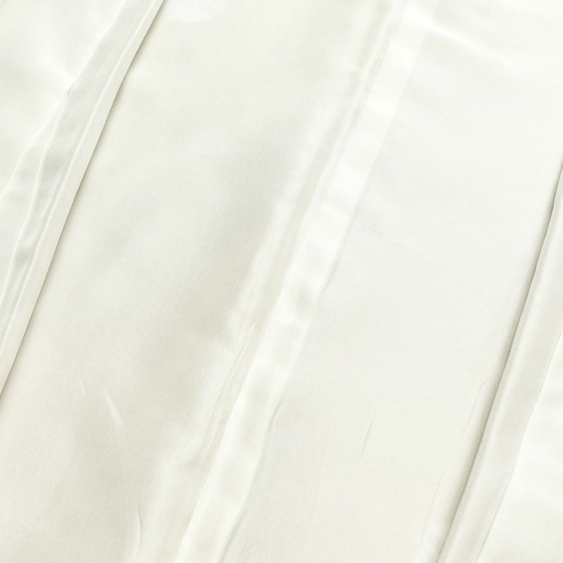 小紋 良品 縮緬 飛び柄 正絹 幾何学柄・抽象柄 袷仕立て 身丈166.5cm 裄丈67cm 黄・黄土色_画像16