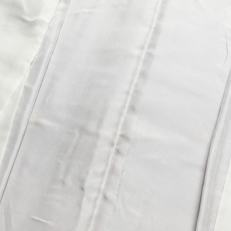 小紋 相良刺繍 縮緬 正絹 幾何学柄・抽象柄 袷仕立て 身丈158.5cm 裄丈64cm 刺繍 紫・藤色_画像16