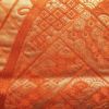 袋帯 太鼓柄 フォーマル用 正絹 古典柄 刺繍 橙_画像2