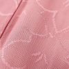 盛夏 良品 着物 夏用 一部しつけ糸付き 一つ紋付き 正絹 花柄 単衣仕立て 身丈158.5cm 裄丈65.5cm ピンク_画像6