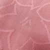 盛夏 良品 着物 夏用 一部しつけ糸付き 一つ紋付き 正絹 花柄 単衣仕立て 身丈158.5cm 裄丈65.5cm ピンク_画像7