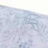 盛夏 絽 夏用 着物 ポリエステル 木の葉・植物柄 単衣仕立て 身丈151.5cm 裄丈63cm 紫・藤色_画像12