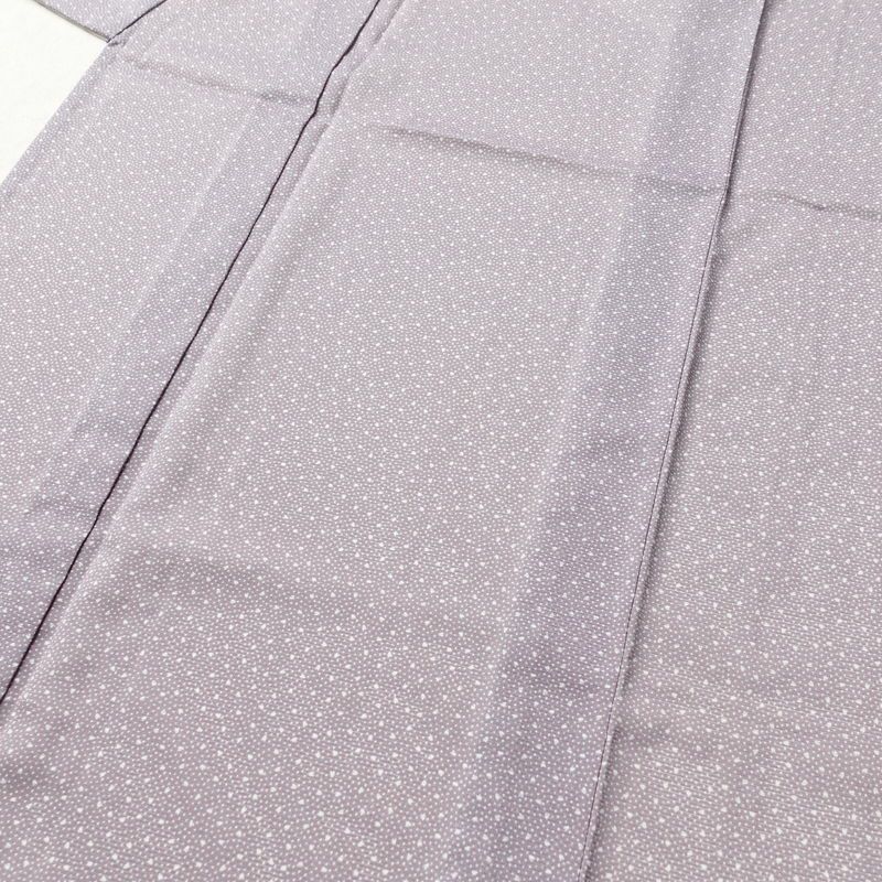 盛夏 絽 良品 夏用 着物 ポリエステル 幾何学柄・抽象柄 単衣仕立て 身丈152.5cm 裄丈63.5cm 紫・藤色_画像5