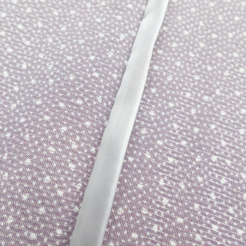 盛夏 絽 良品 夏用 着物 ポリエステル 幾何学柄・抽象柄 単衣仕立て 身丈152.5cm 裄丈63.5cm 紫・藤色_画像17