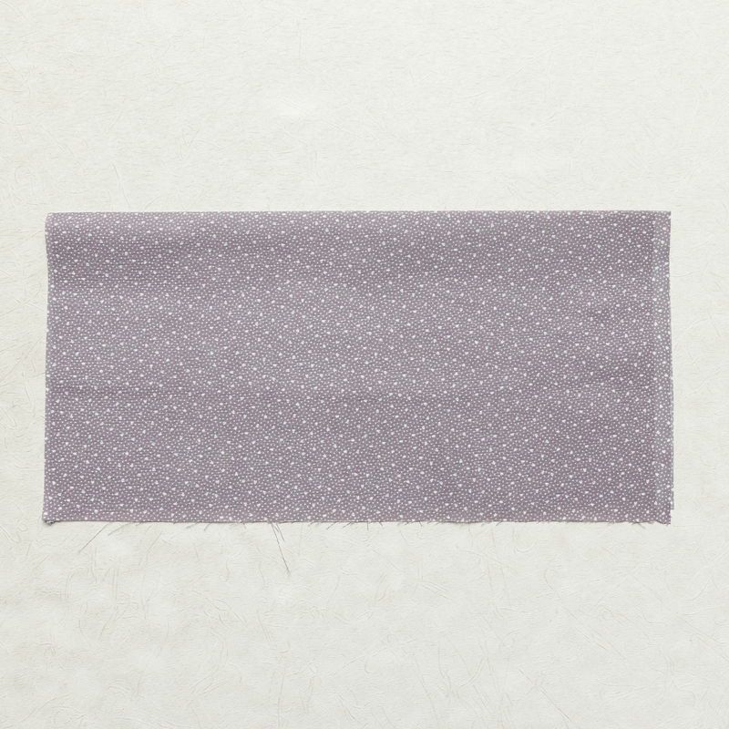 盛夏 絽 良品 夏用 着物 ポリエステル 幾何学柄・抽象柄 単衣仕立て 身丈152.5cm 裄丈63.5cm 紫・藤色_画像21