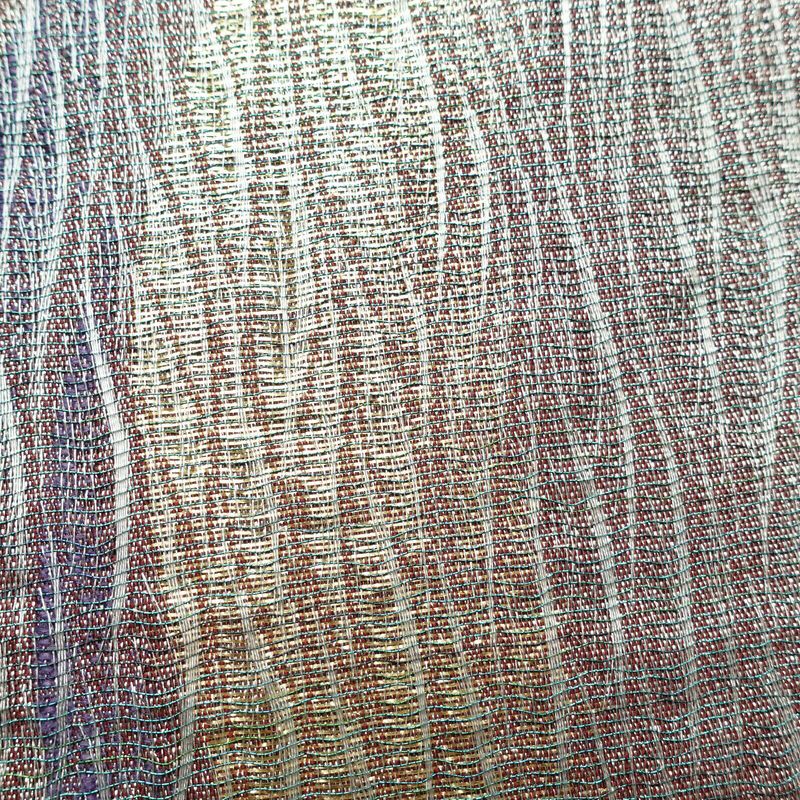 袋帯 六通柄 すくい織 フォーマル用 正絹 流水・波柄 多色使い_画像3