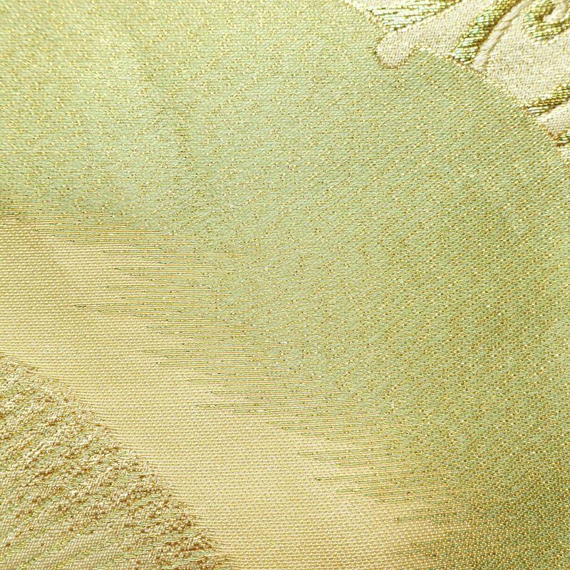 袋帯 六通柄 フォーマル用 正絹 古典柄 黄・黄土色_画像5