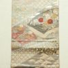 袋帯 六通柄 フォーマル用 正絹 古典柄 菊 刺繍 小豆・エンジ_画像7