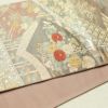袋帯 六通柄 フォーマル用 正絹 古典柄 菊 刺繍 小豆・エンジ_画像10