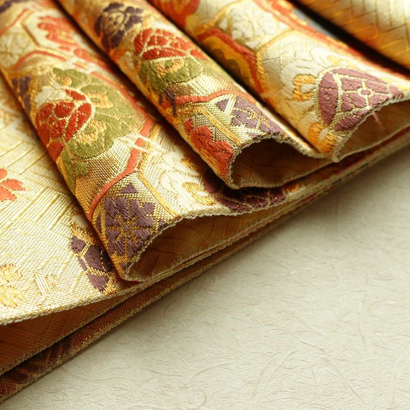 袋帯 六通柄 フォーマル用 正絹 古典柄 金・銀_画像21