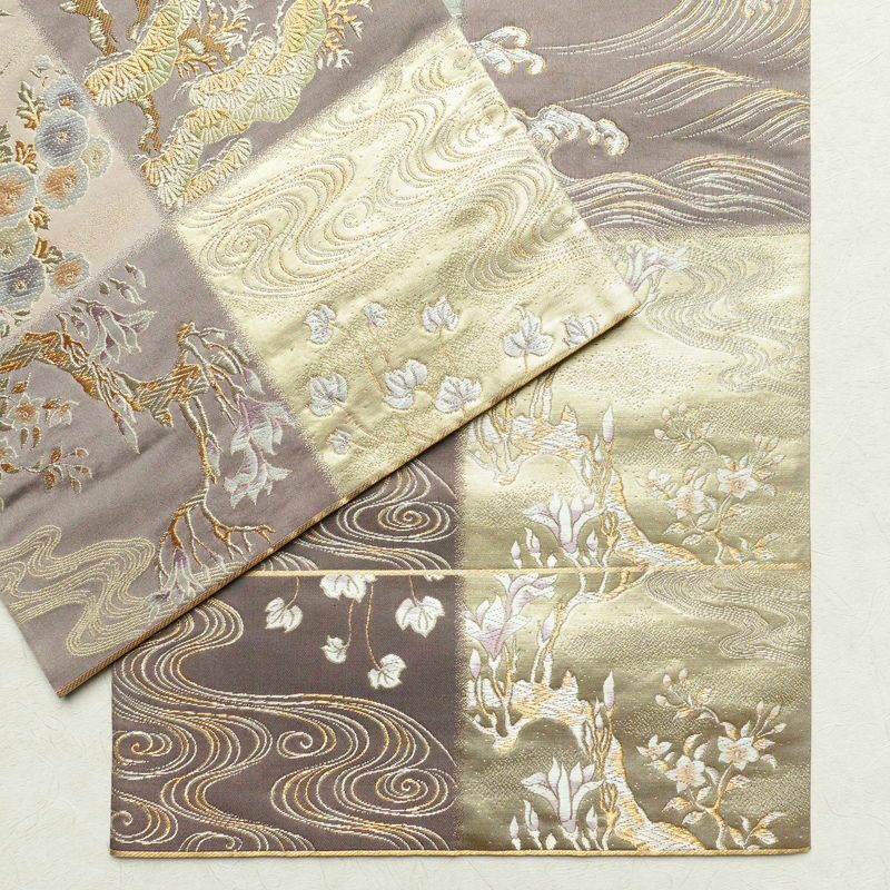 袋帯 六通柄 フォーマル用 正絹 古典柄 多色使い_画像14