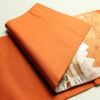 袋帯 六通柄 フォーマル用 正絹 風景柄 箔 橙_画像10
