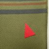 袋帯 六通柄 一般用 正絹 縞柄・線柄 緑・うぐいす色_画像7