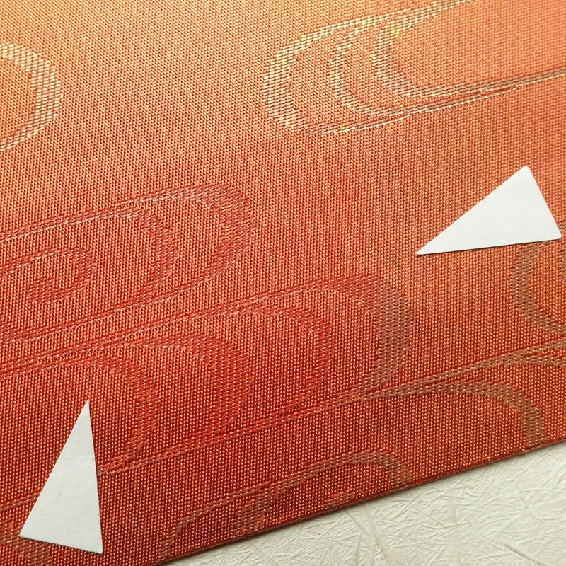 袋帯 六通柄 良品 フォーマル用 正絹 刺繍 花柄 古典柄 橙_画像15