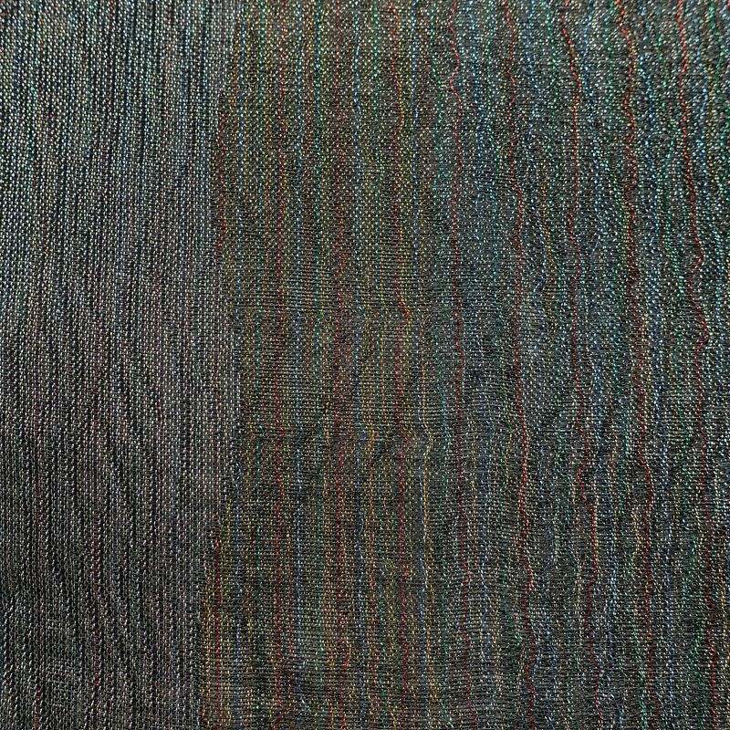 袋帯 六通柄 良品 フォーマル用 正絹 縞柄・線柄 グレー_画像6