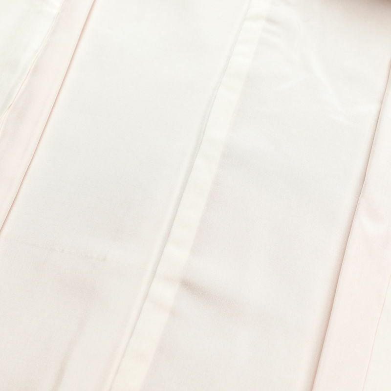 付け下げ しつけ糸付き 正絹 花柄 袷仕立て 身丈158.5cm 裄丈65.5cm 附下 着物 ピンク_画像18