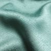 付け下げ 良品 スワトウ刺繍 綸子 一つ紋付き 正絹 幾何学柄・抽象柄 袷仕立て 身丈170cm 裄丈71cm 箔 緑・うぐいす色_画像21