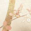 訪問着 金駒刺繍 正絹 木の葉・植物柄 袷仕立て 身丈168cm 裄丈69cm 箔 金彩 着物 クリーム_画像6