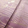 訪問着 正絹 古典柄 袷仕立て 身丈169.5cm 裄丈73cm 箔 金彩 着物 大きいサイズ 紫・藤色_画像8
